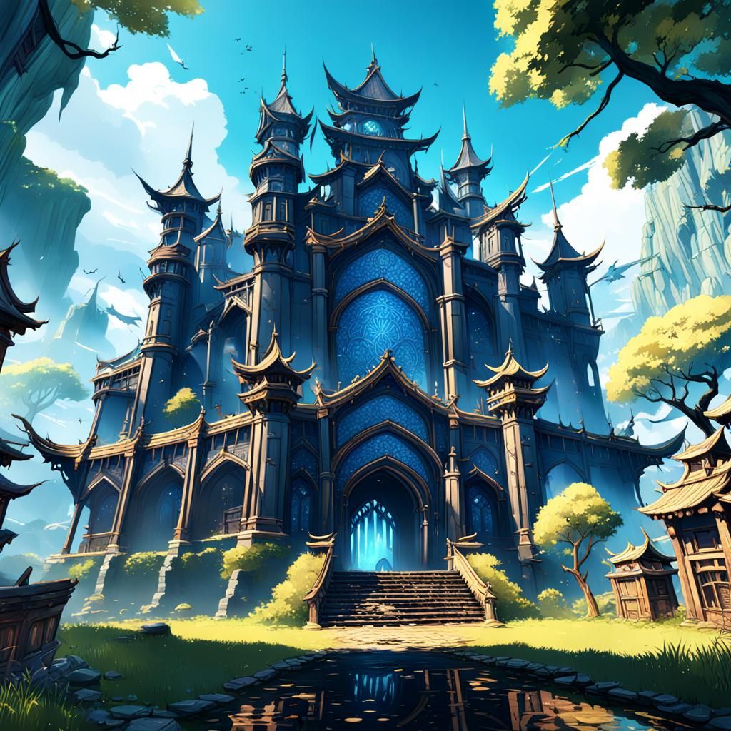 Artistic Anime Style Matte Painting in 8K