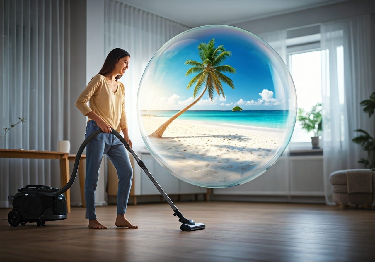 Mom's Tropical Beach Dream