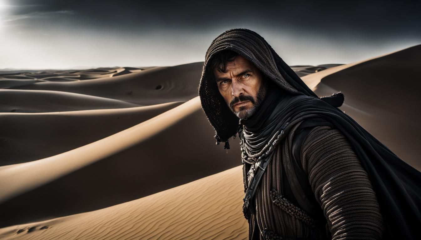 Dune Portrait in Hyperrealistic Cinematic Style