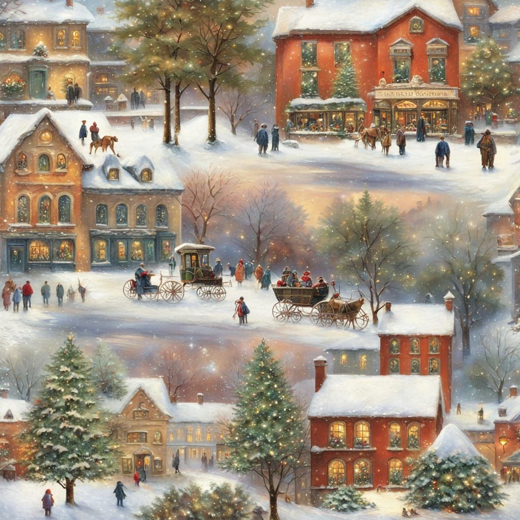 Cozy Winter Wonderland Gathering in Vibrant Colors