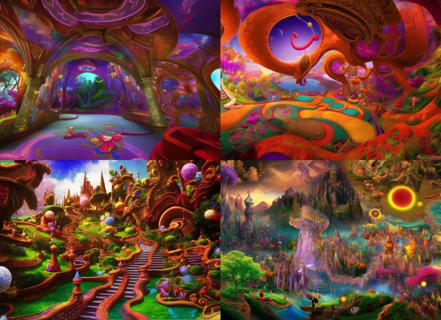 Cinematic Fantasyland: A Magical Trippy Dream