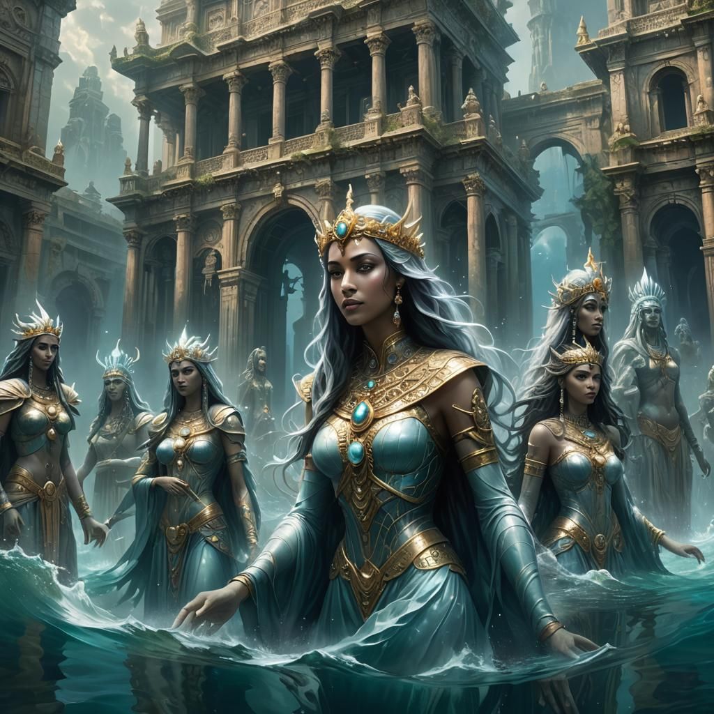 The lost city of Atlantis gives up more of its resurrecting citizens as the water recedes