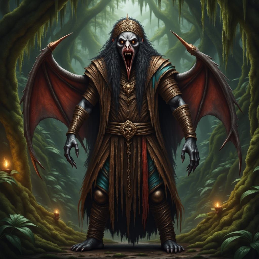 Ominous Jungle Landscape