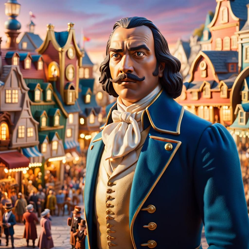 Gulliver Among Lilliputians: Miniature City Concept Art