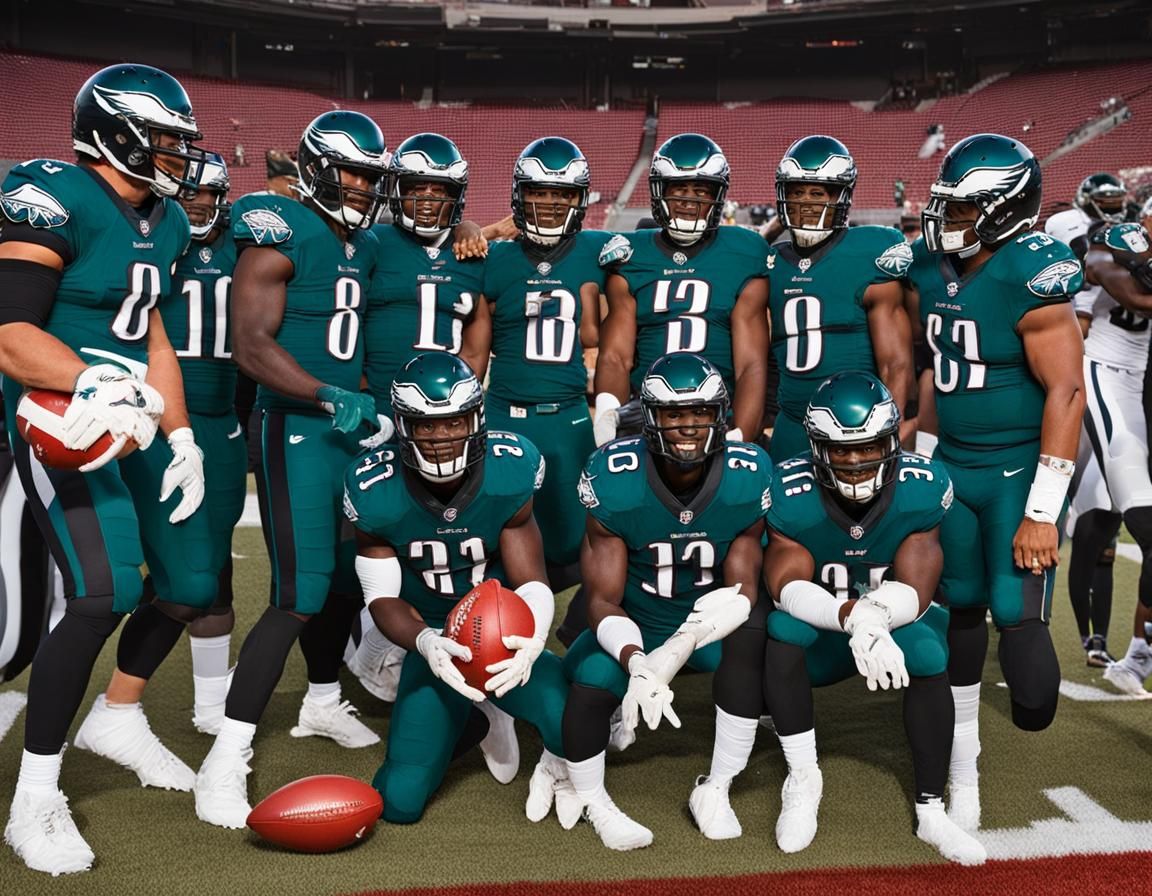 Humorous Football Game with Eagles and Commanders