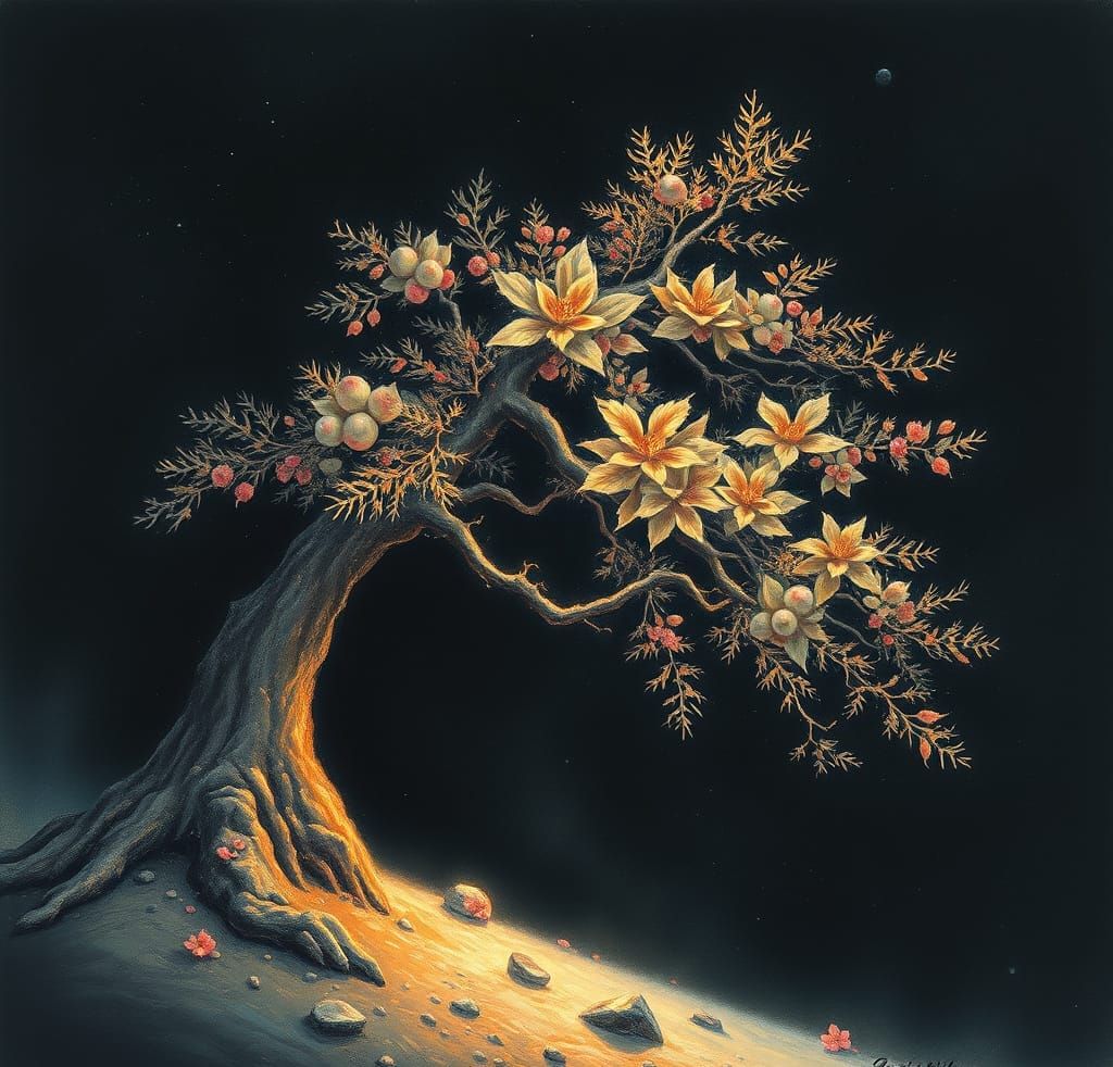 Nature's Harmony in Balance of Light and Shadow