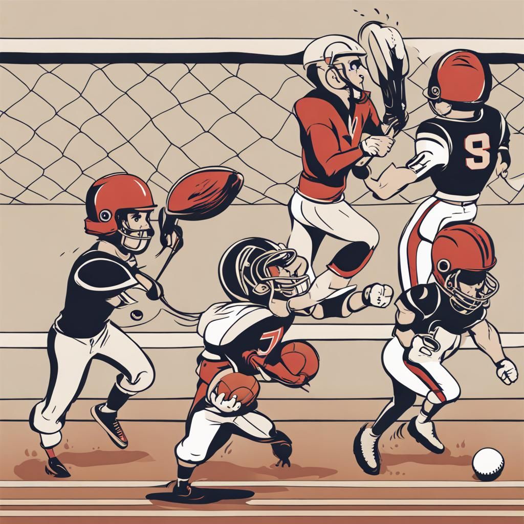 AI Generated Sports Themed Image