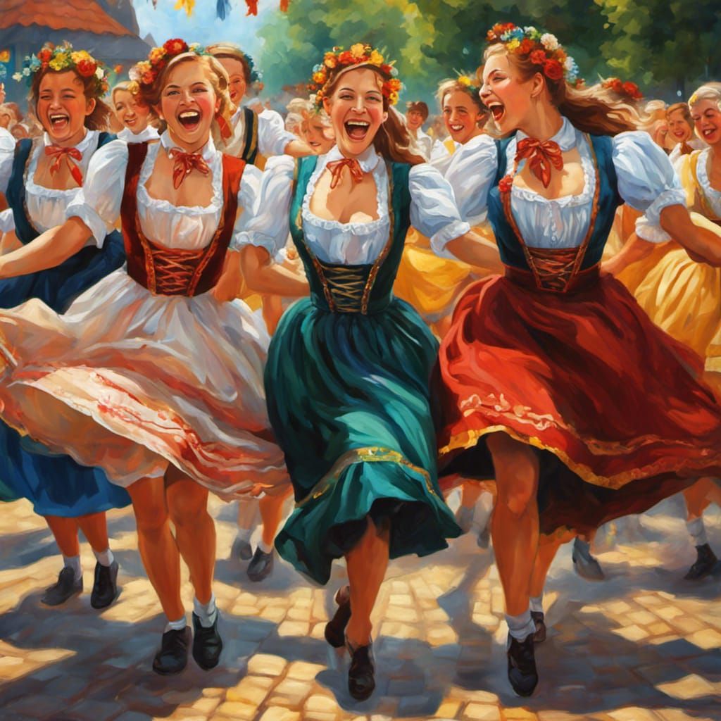 Traditional Bavarian Dancers