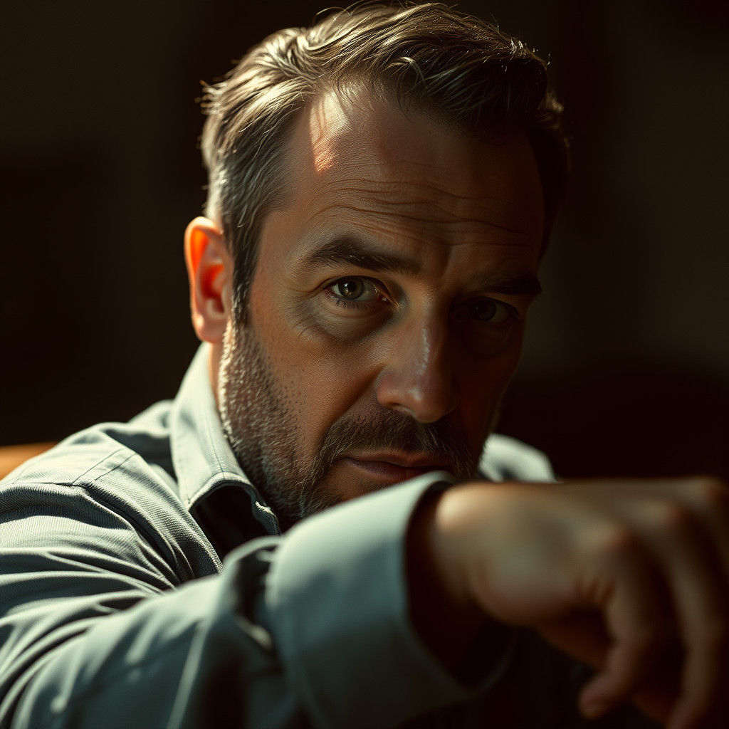 Dramatic Portrait of James Walter Schell III