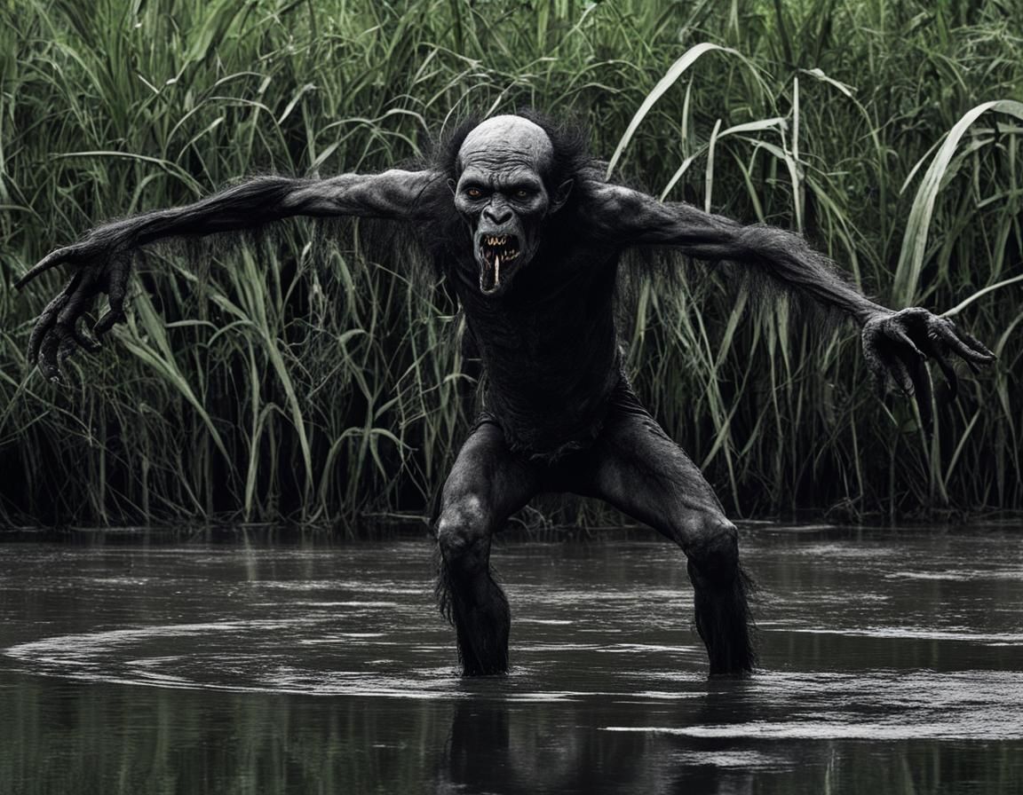 Aswang by the Swamp: Philippine Folklore Image