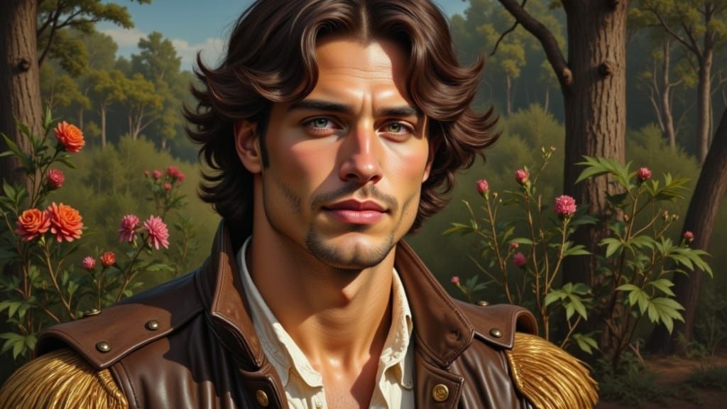 Italian Nobleman Tommaso dei Cavalieri Portrait in Renaissan...