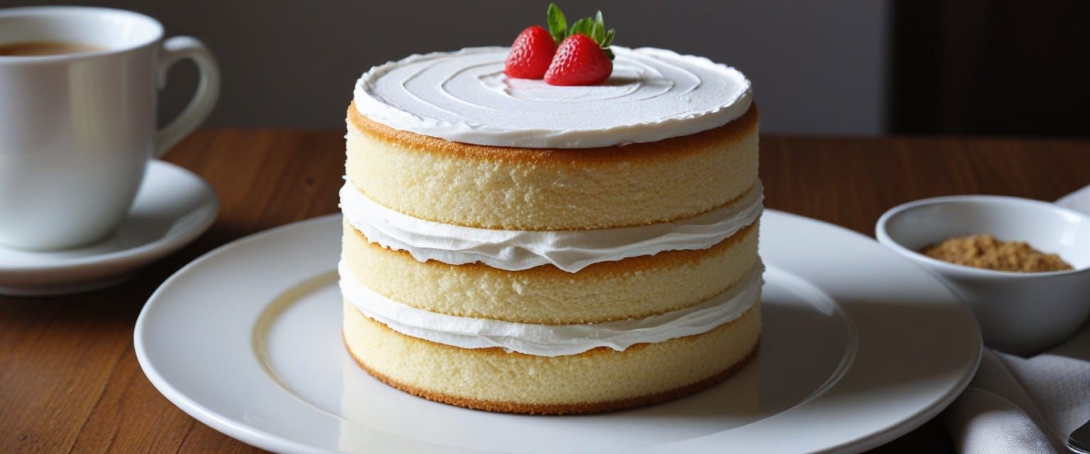 Sweet and Casual White Dessert