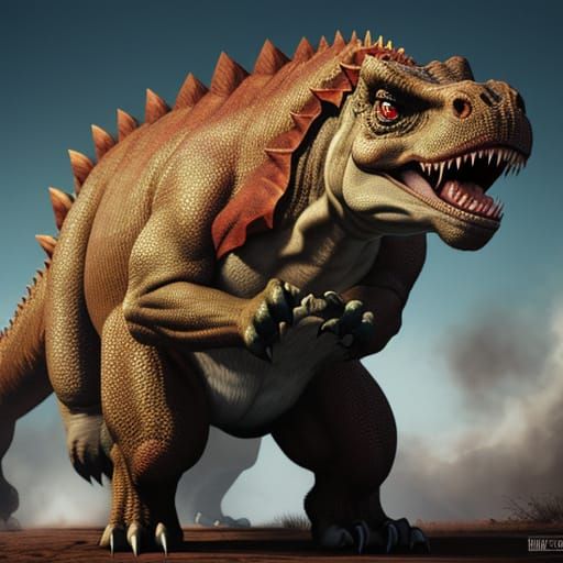 Roaring Dinosaur of Tremendous Power