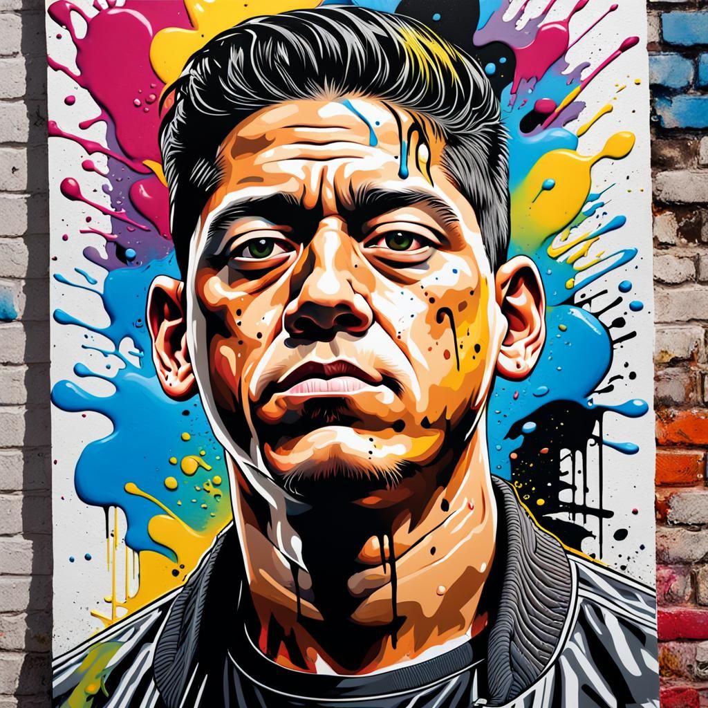 James Rodriguez Graffiti Art in Splash Style