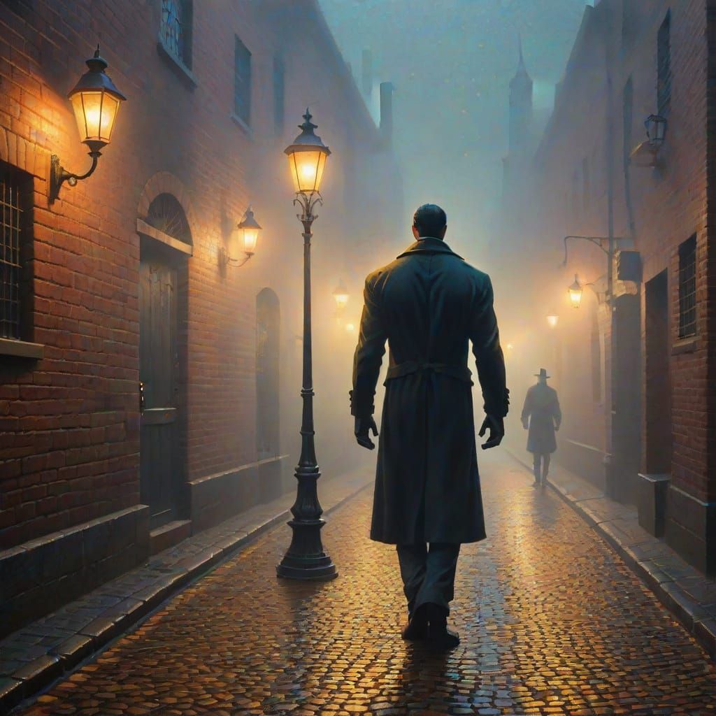 Venom in a Dark Alleyway, Georges Seurat Style