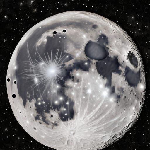Futuristic Lunar City