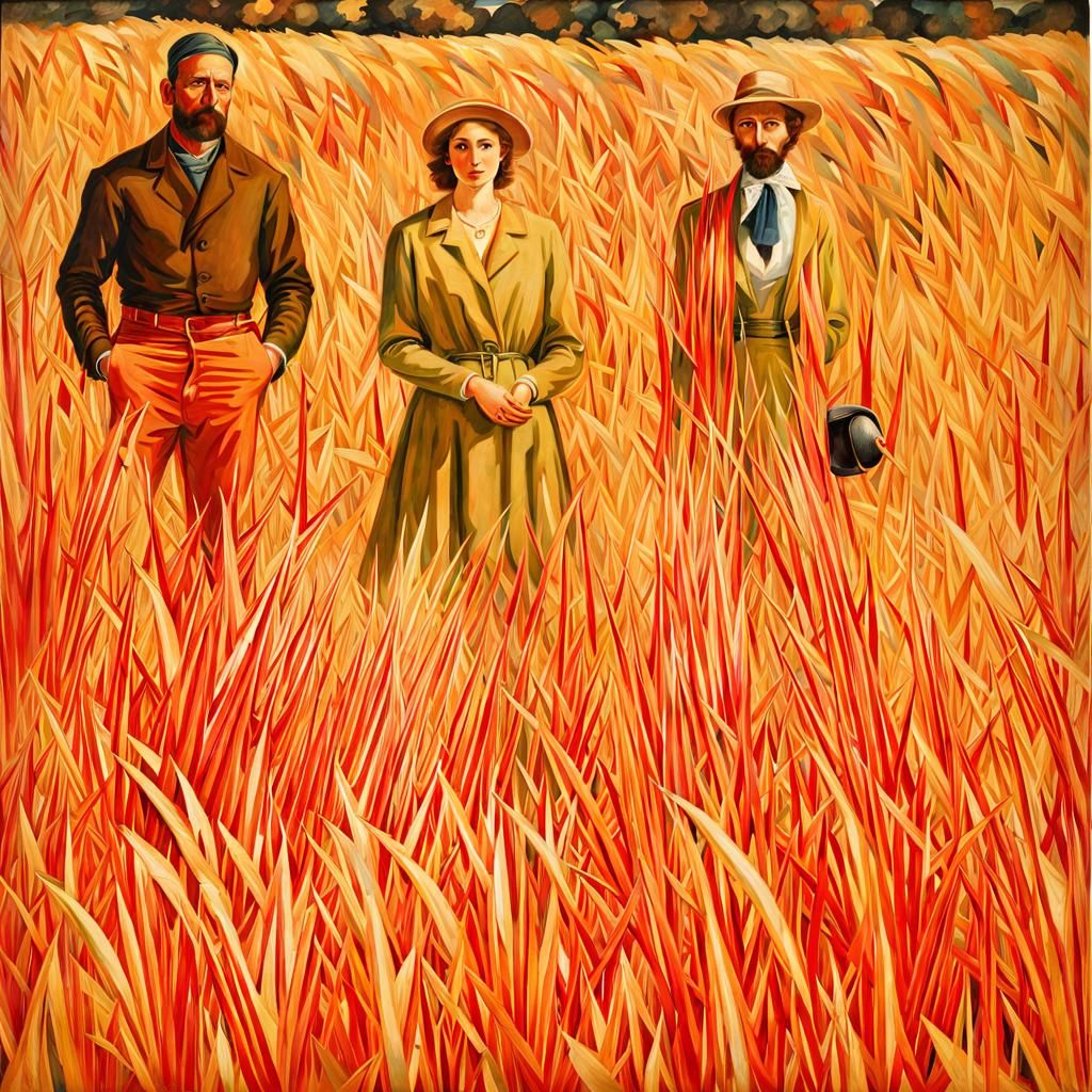 AI Generated Portrait of a Man and Woman