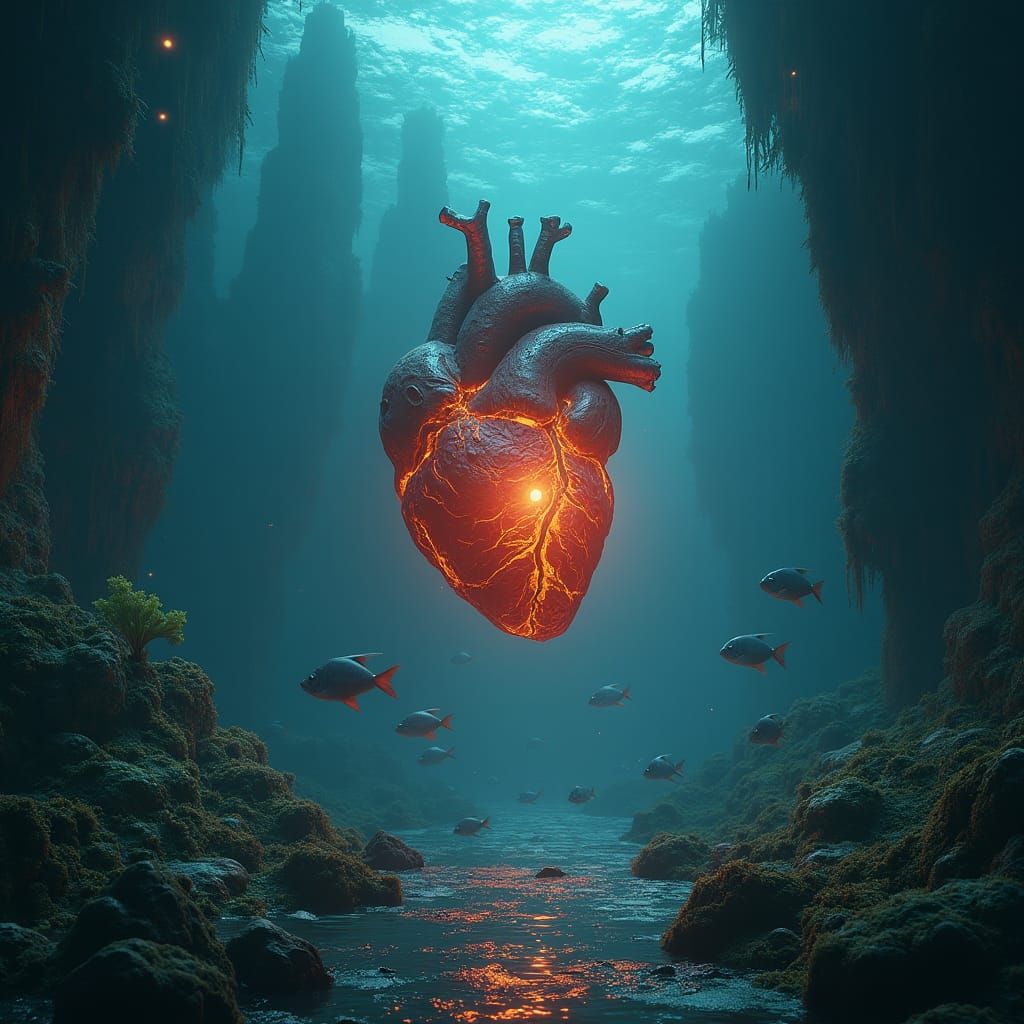 Shattered Heart of the Sea: Underwater Concept Art