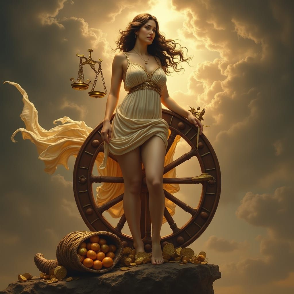 Classical Goddess of Fortune Reveals Secrets of the Turning ...