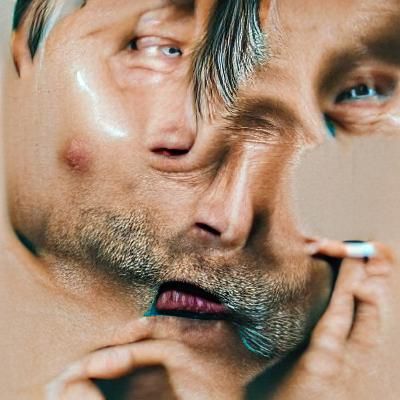 Mads Mikkelsen AI Generated Portrait