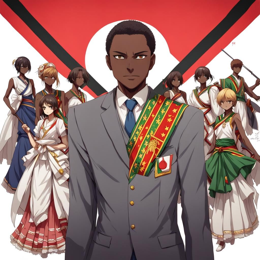 Malawi Personified as Anime Character