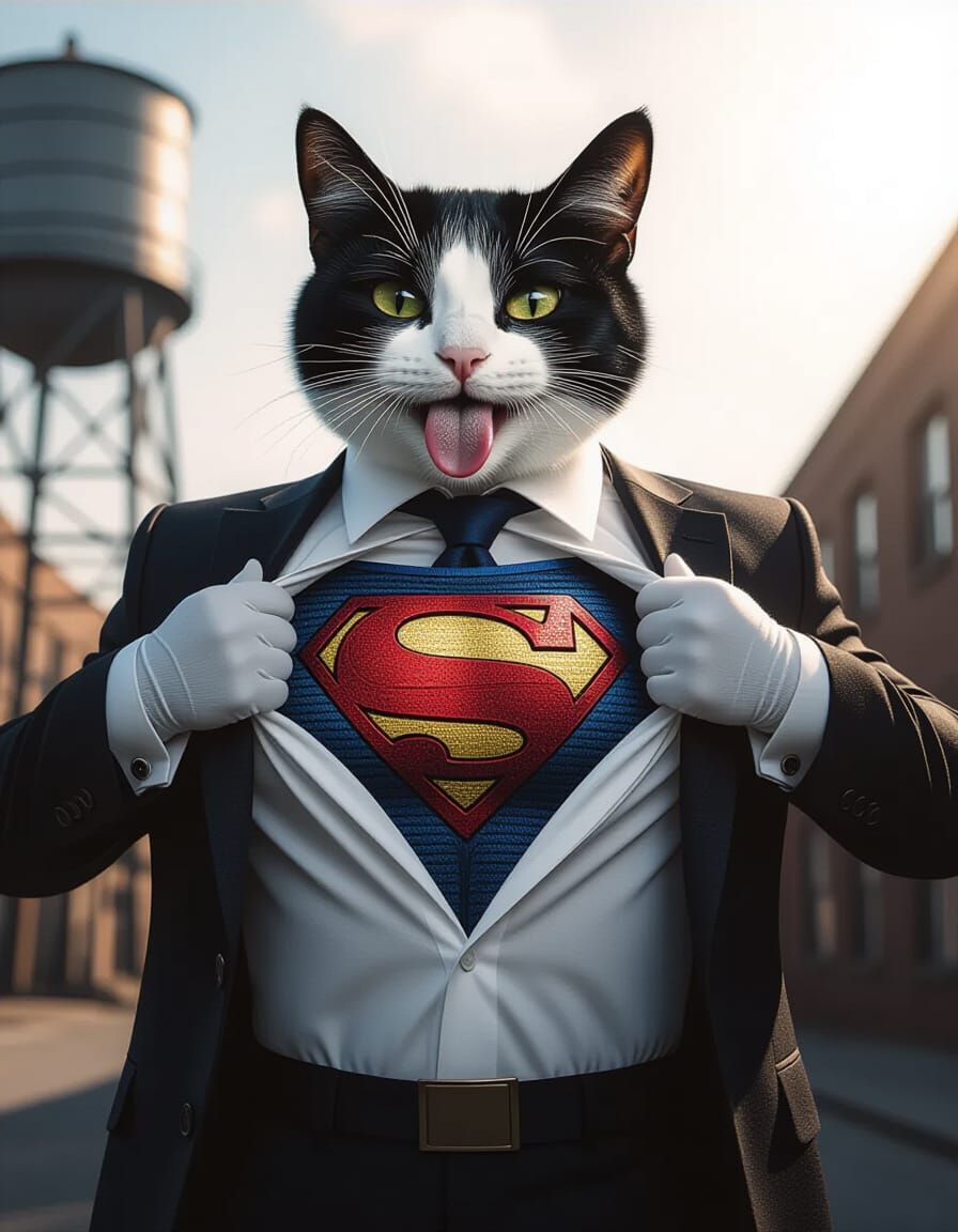 Supercat Transformation: A Retro-Style Superman Reveal