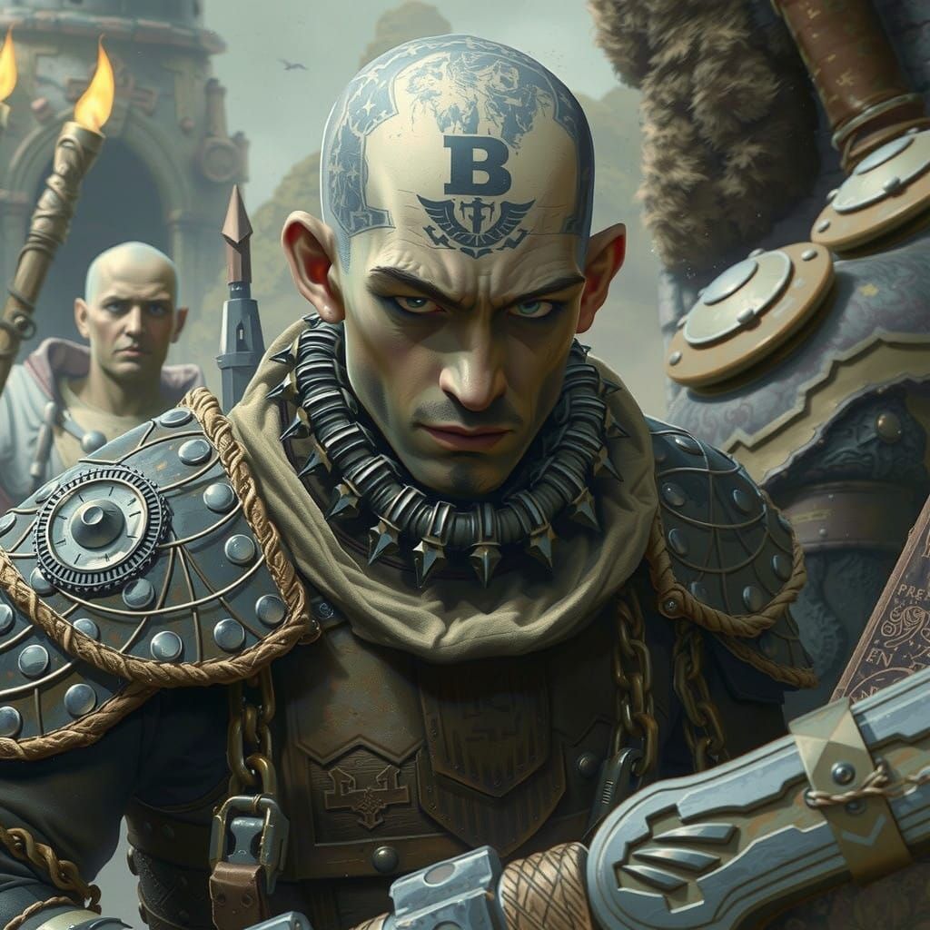 Dark Fantasy Rogue Bound by Chains