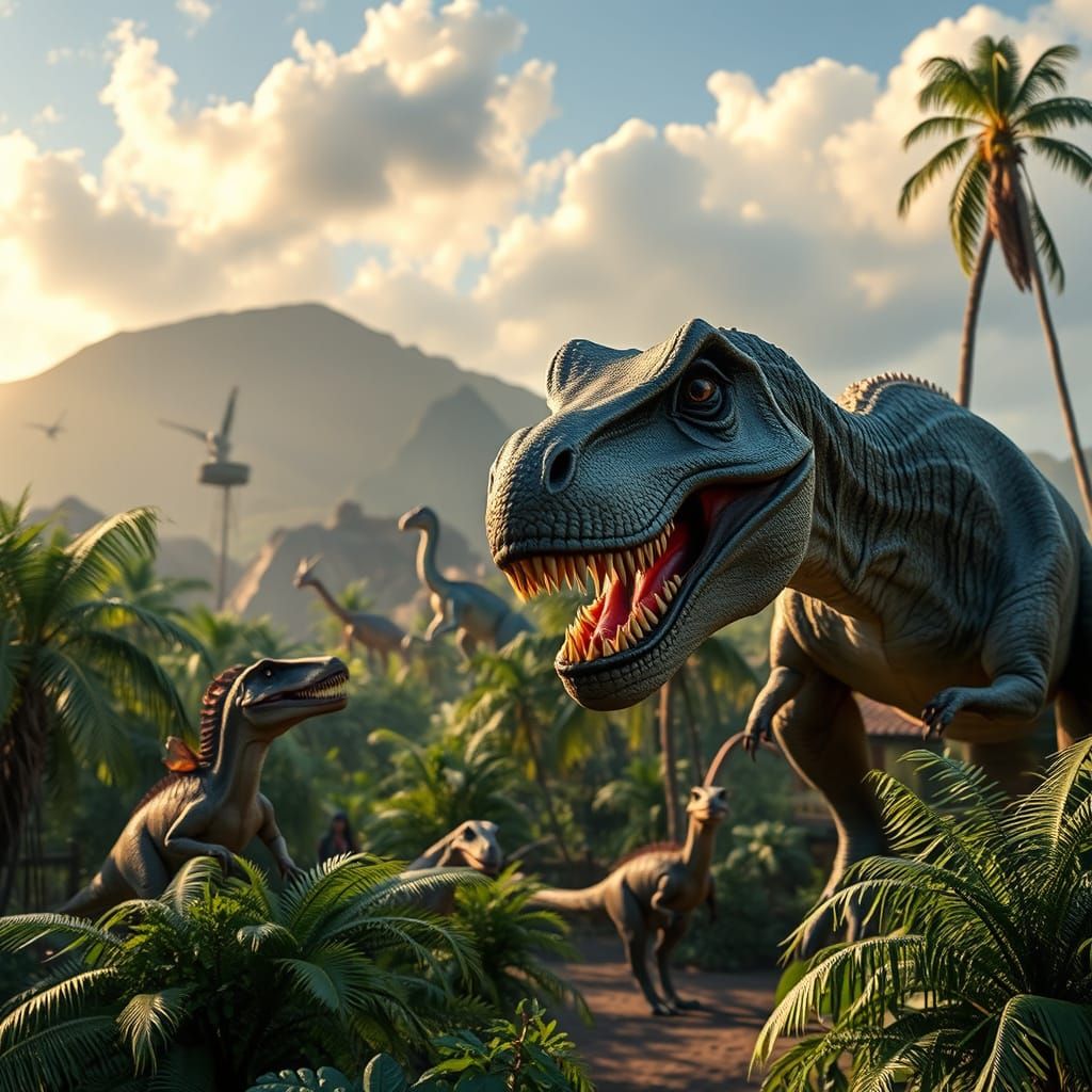 Jurassic World Amusement Park on Isla Nublar