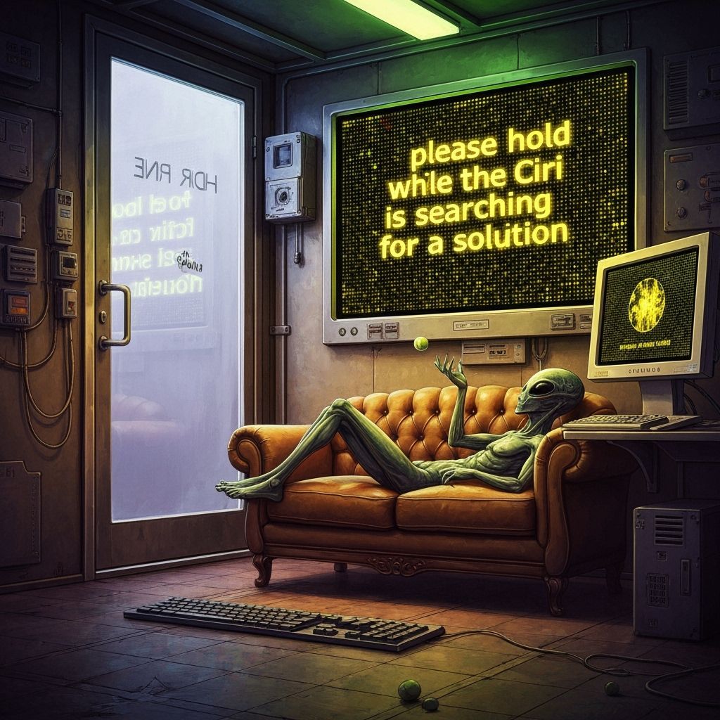 Alien Engineer: A Hyperrealistic Sci-Fi Scene