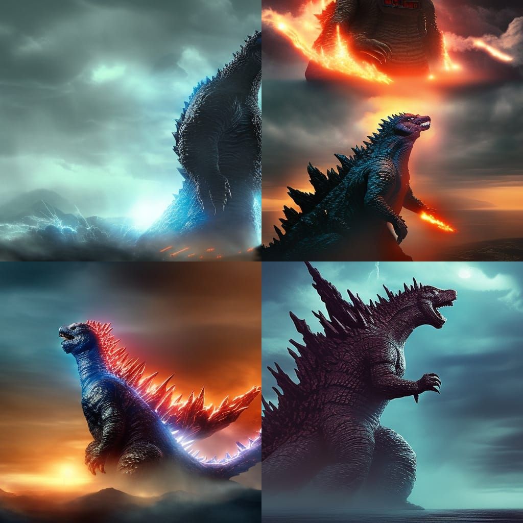Godzilla and TARDIS Mashup in Japan