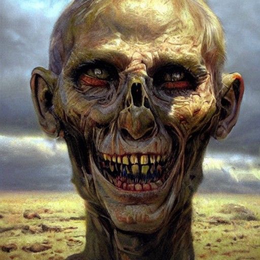 Surreal Nightmare Oil Painting by Gurney