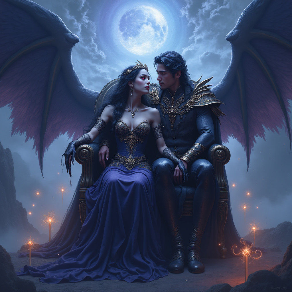 Lilith and Lucifer: A Royal Portrait