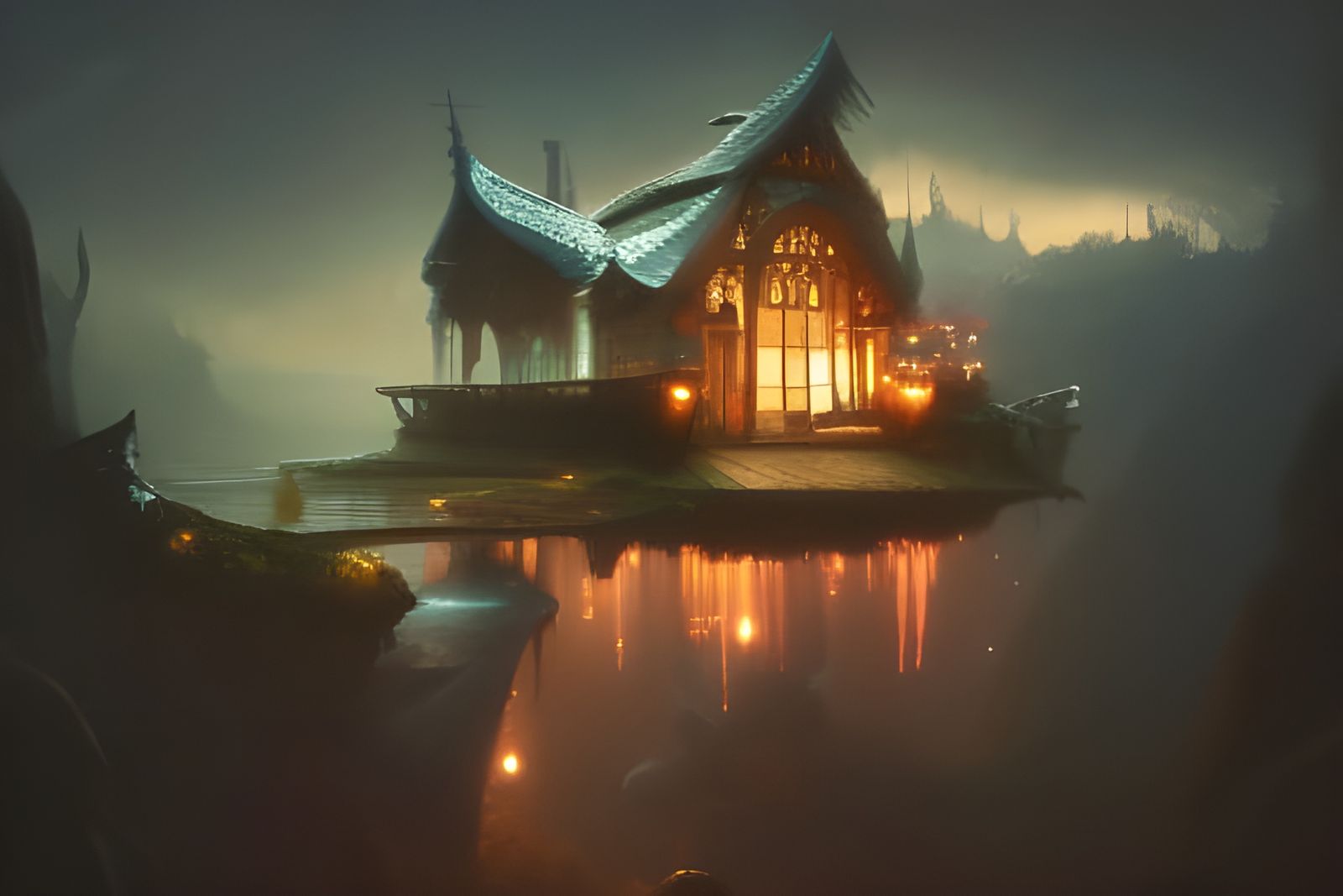 Fiery Lava Garden with Cornfields, Hyperdetailed Art