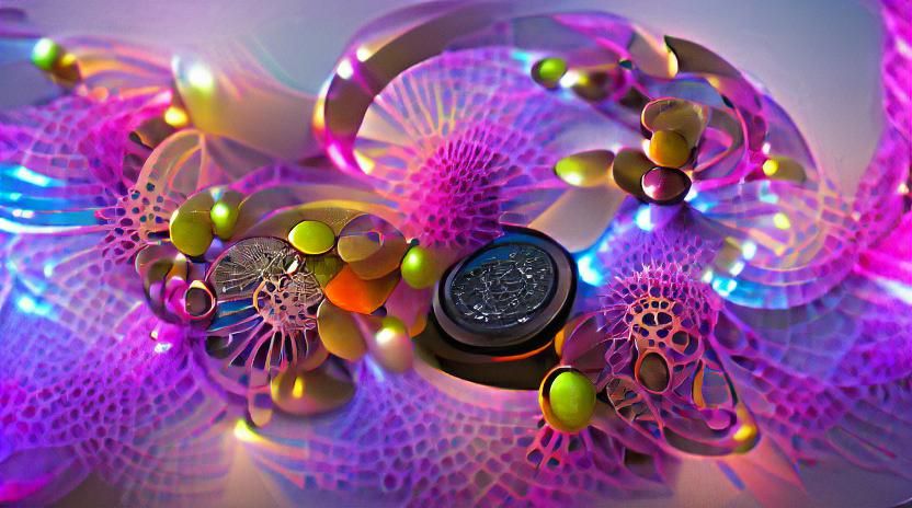 Metallic Mandelbulbs in Fractal Relief: Digital Art