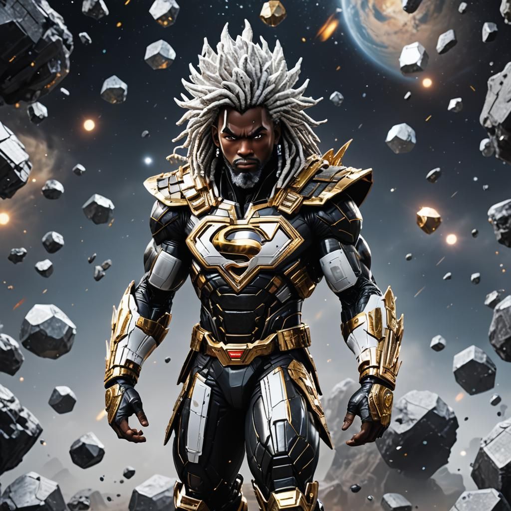 Cybernetic Superman in White Dwarf Armor