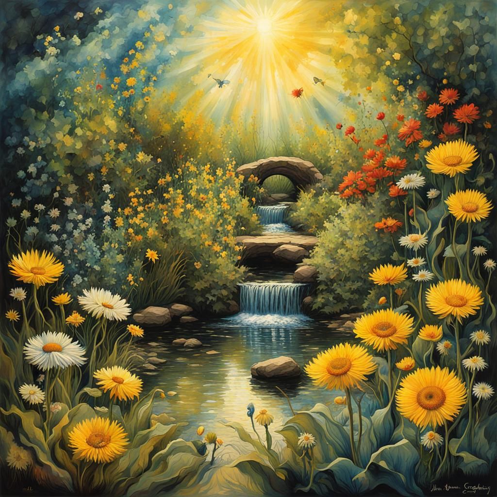 Secret fantasy garden