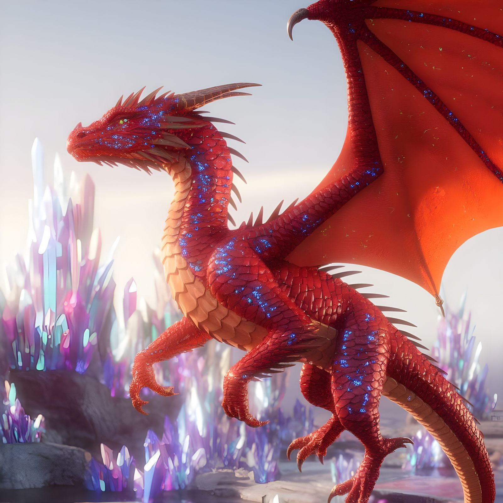 Dreamscape Dragon, Ideogram Edition