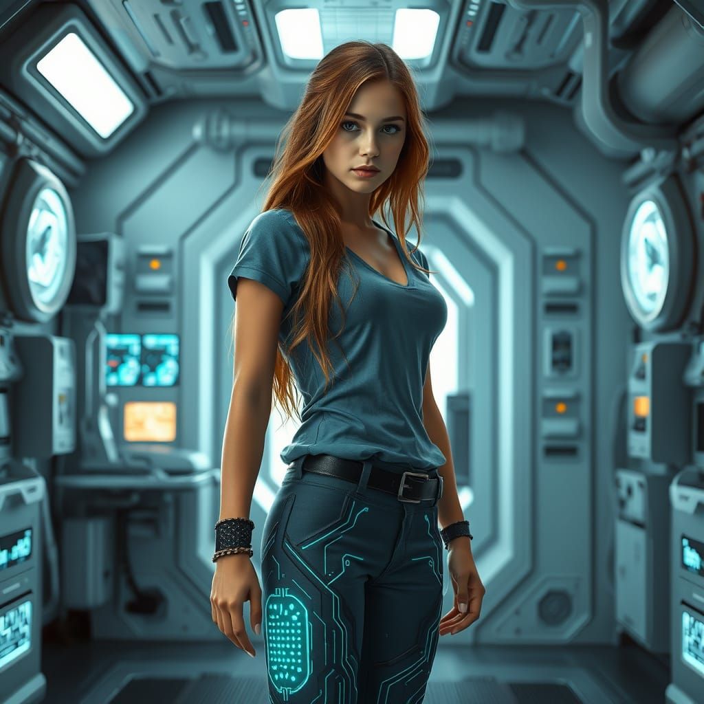 Futuristic Med Bay Scene in Digital Matte Painting Style