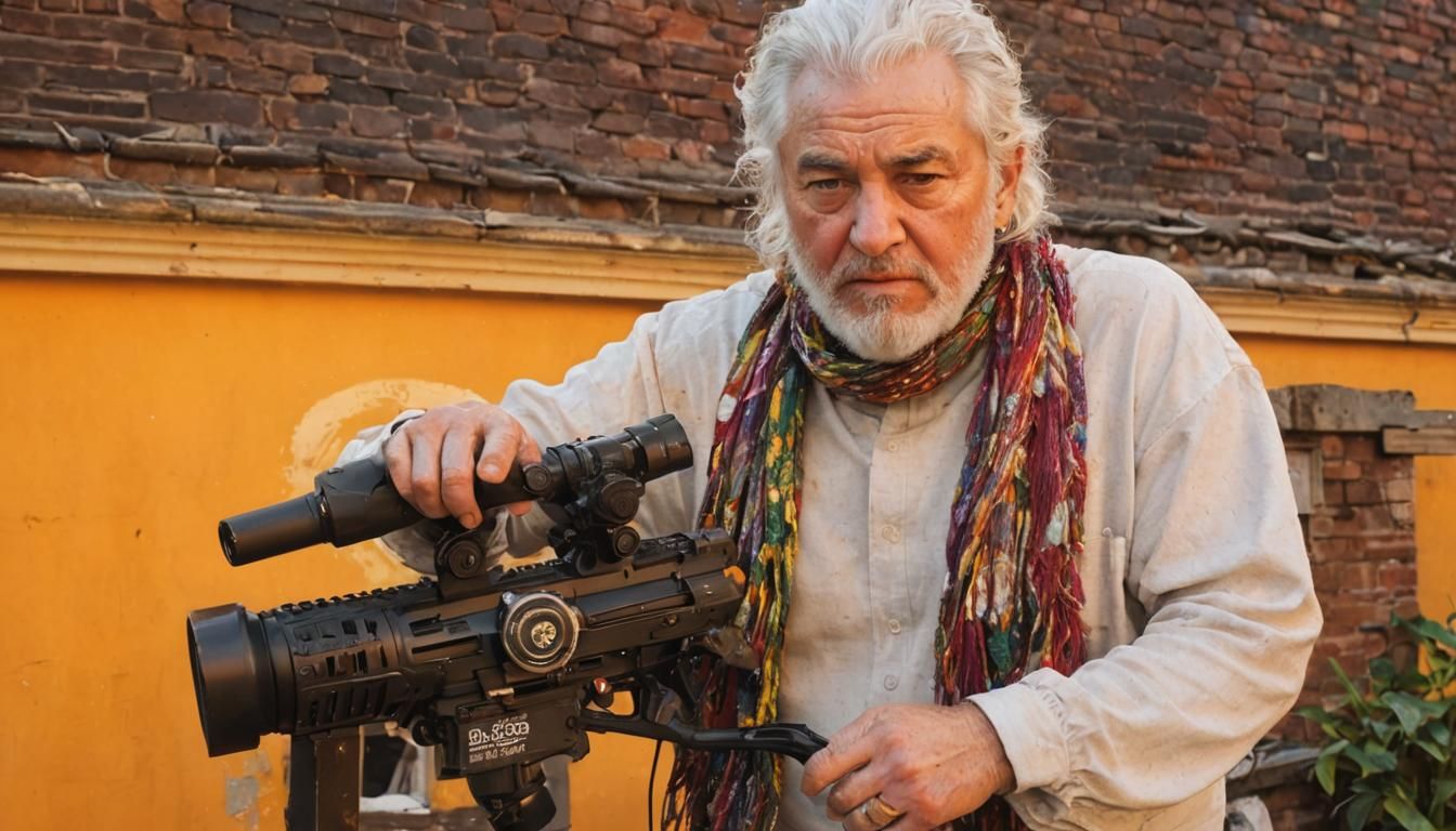 Hyperrealistic Portrait in Splash Art Style