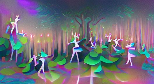 Dancing Forest: An AI Interpretation