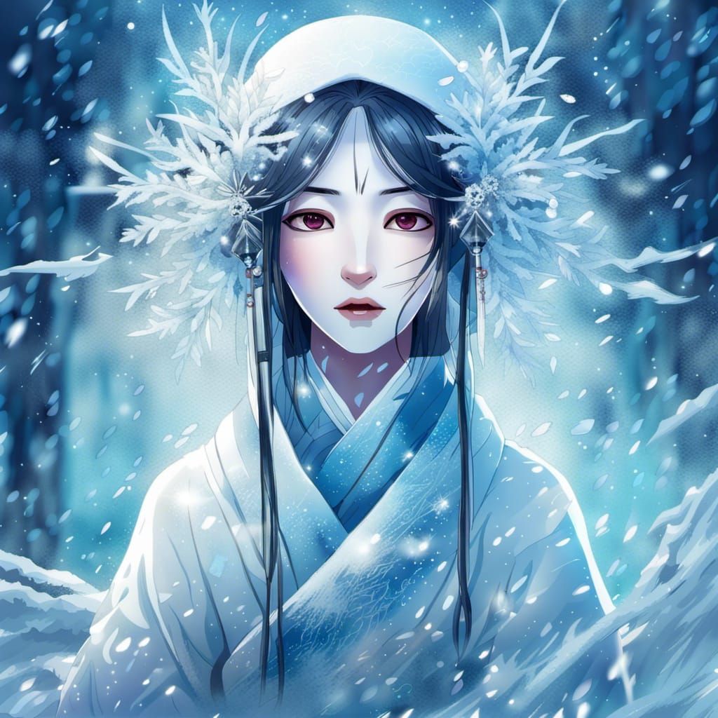 Snowy Portraits: Yuki Onna (SDXL 1.0)