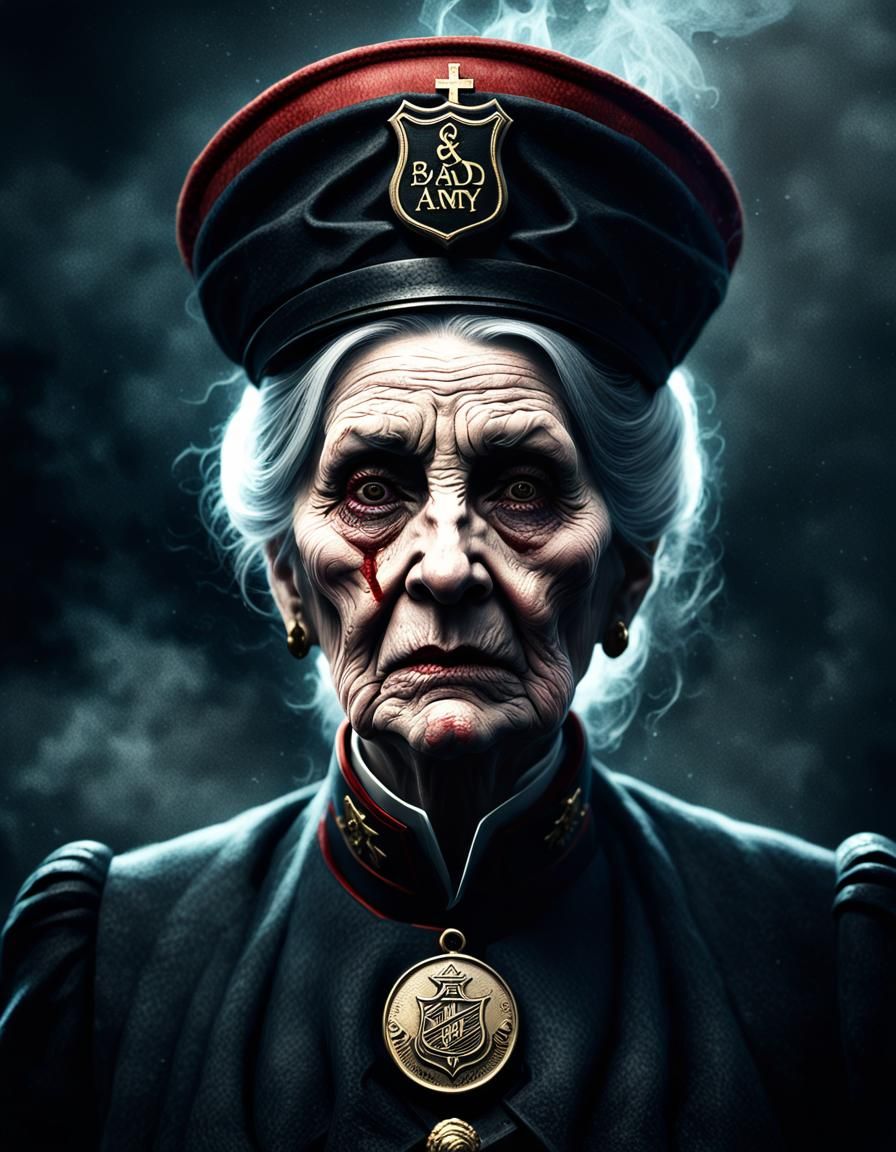 Creepy Old Salvation Army Woman