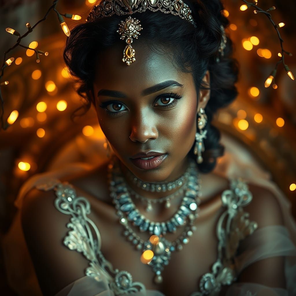Tiana in Ethereal Fairy Light Setting