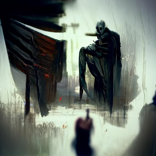 Sinister Depiction of Guilt and Remorse