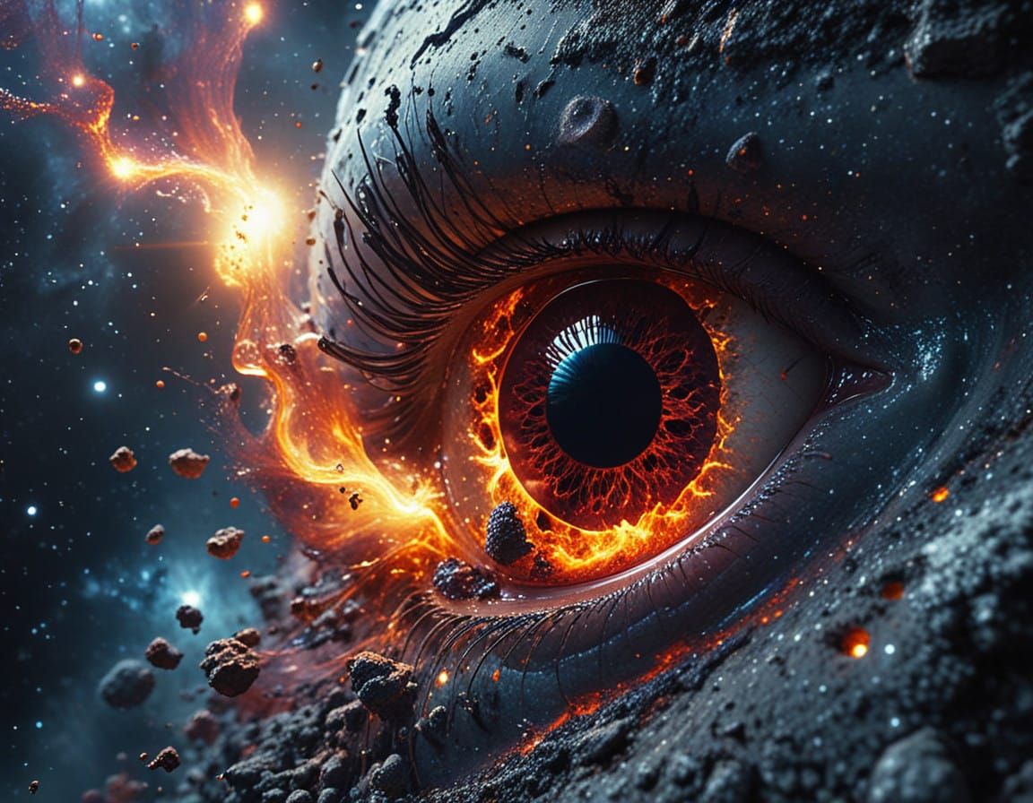 Galaxies Collide in a Cosmic Meltdown