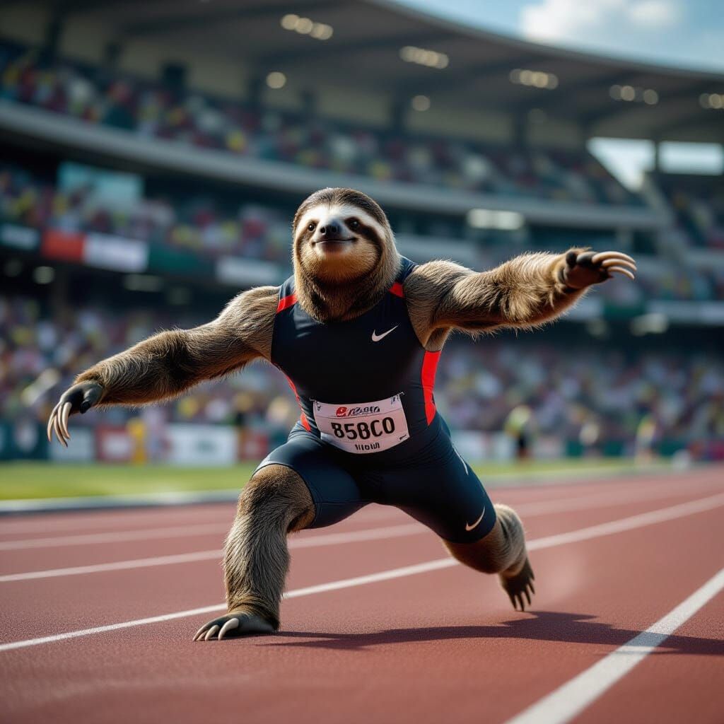 Fastest Sloth Athlete: Sleek McGleefoot, Colombian Olympic S...