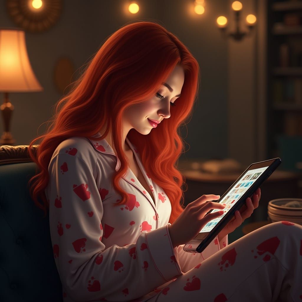 My Daily Life, on my ipad Creating on NightCafe