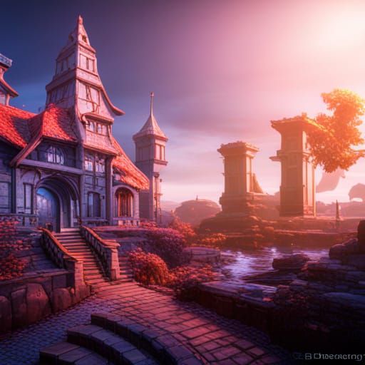 Rias Gremory Fantasy Art in Unreal Engine 5