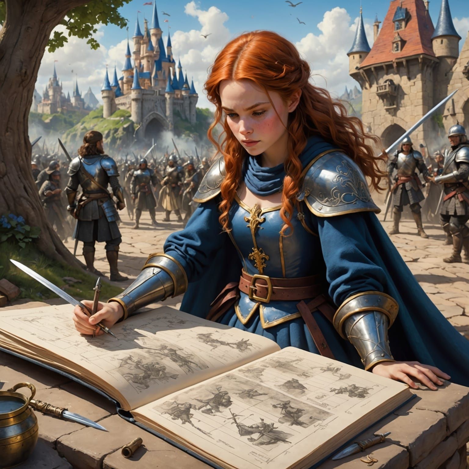 Fantasyland Battle Sketches from a Diary