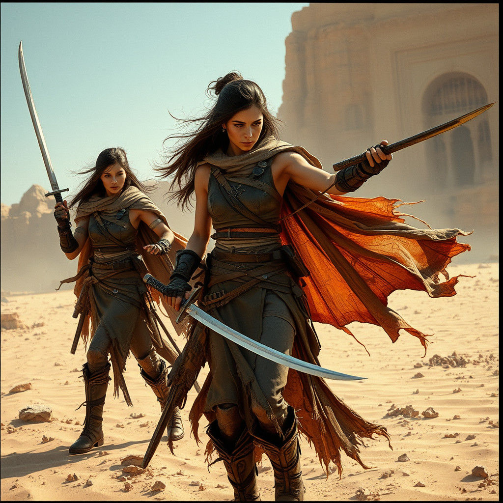 Post-Apocalyptic Desert: Sword and Sorcery Heroines